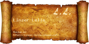 Linzer Lelle névjegykártya
